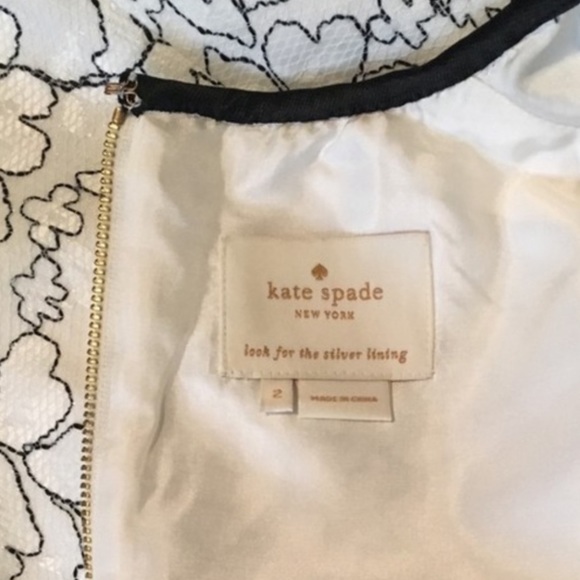 Kate Spade Blakely White floral dress size 2 - Picture 2 of 5
